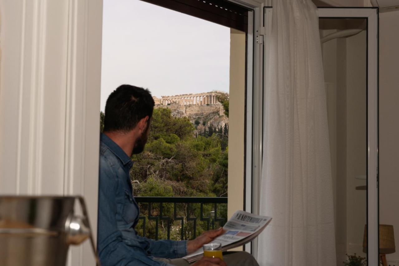 Visum Acropol ,3Br - Private Terrace-Jacuzzi - Amazing View Lejlighed Athen Eksteriør billede
