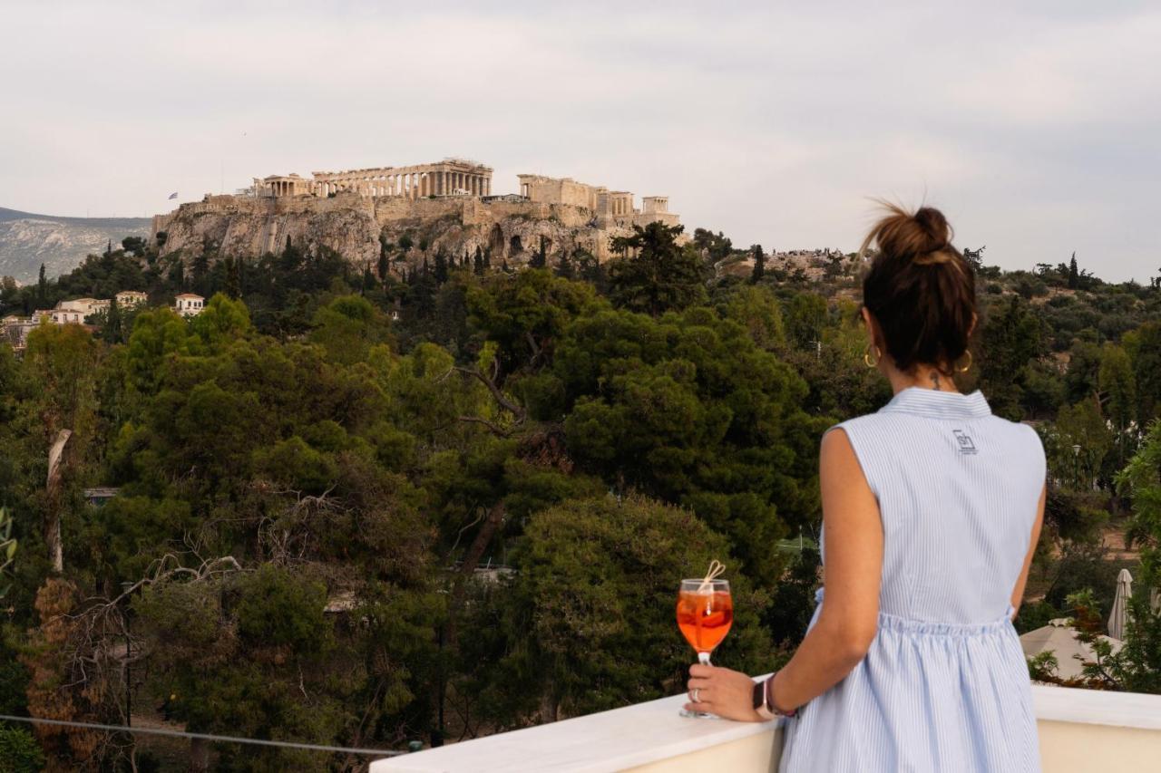 Visum Acropol ,3Br - Private Terrace-Jacuzzi - Amazing View Lejlighed Athen Eksteriør billede