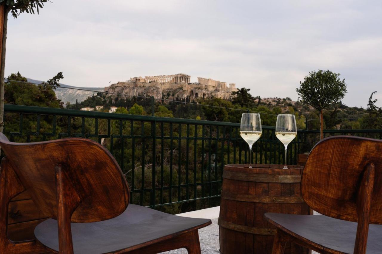 Visum Acropol ,3Br - Private Terrace-Jacuzzi - Amazing View Lejlighed Athen Eksteriør billede